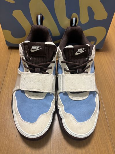 Travis Scott × Nike Zoom Field Jaxx "Pale Ivory and Leche Blue"