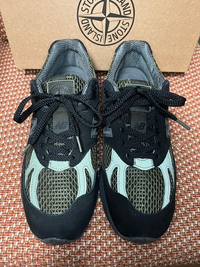 Stone Island × New Balance 991V2 "Black"