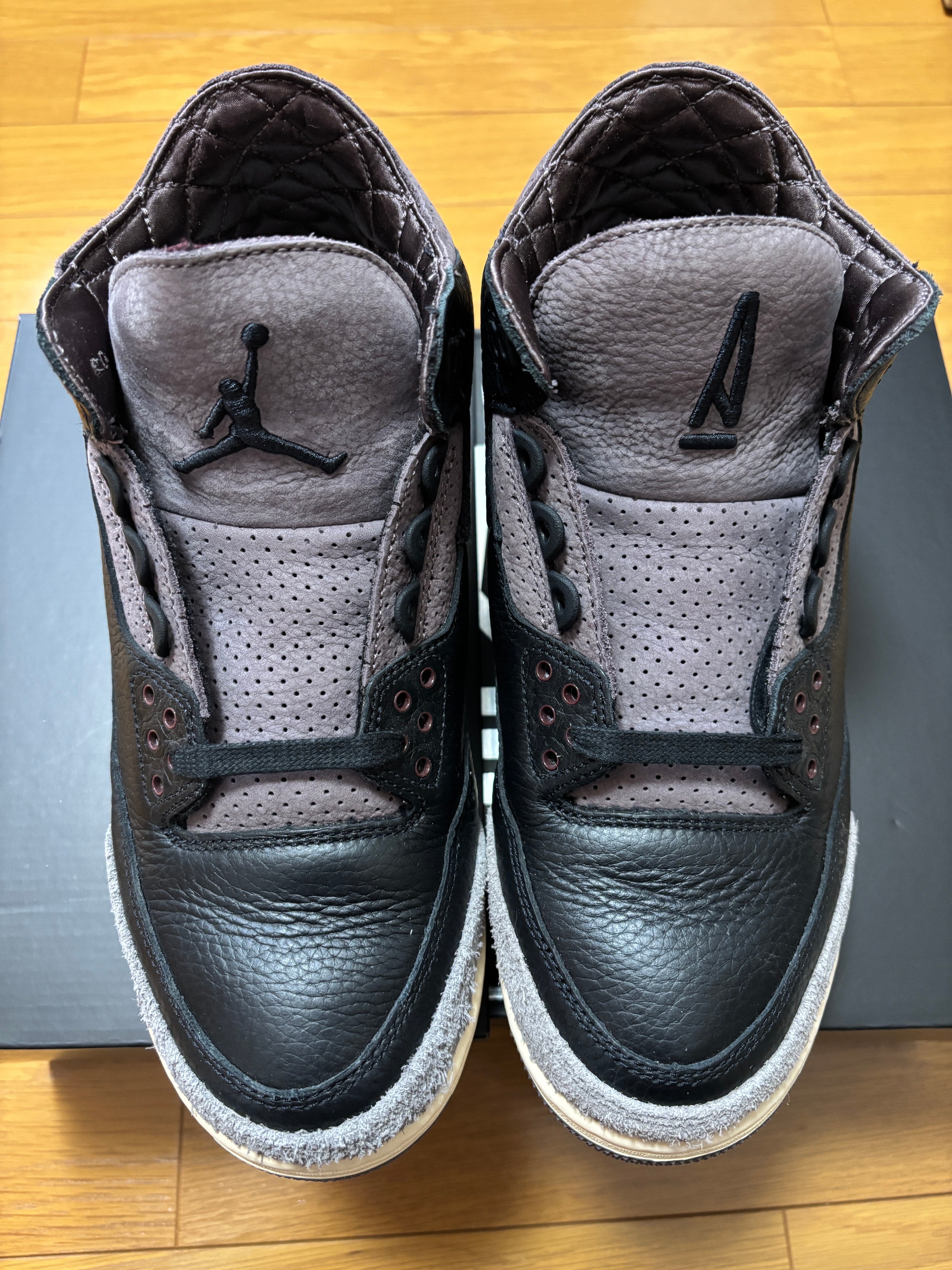A Ma Maniere × Nike Women's Air Jordan 3 Retro OG SP "Black and Flat Pewter/WYWS"