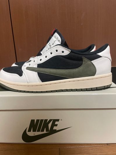 Travis Scott × Nike Women's Air Jordan 1 Low OG "Medium Olive"