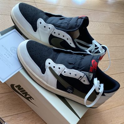 Travis Scott × Nike Women's Air Jordan 1 Low OG "Medium Olive"