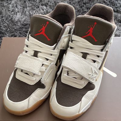 Travis Scott × Nike Jordan Jumpman Jack TR "Sail and Dark Mocha"