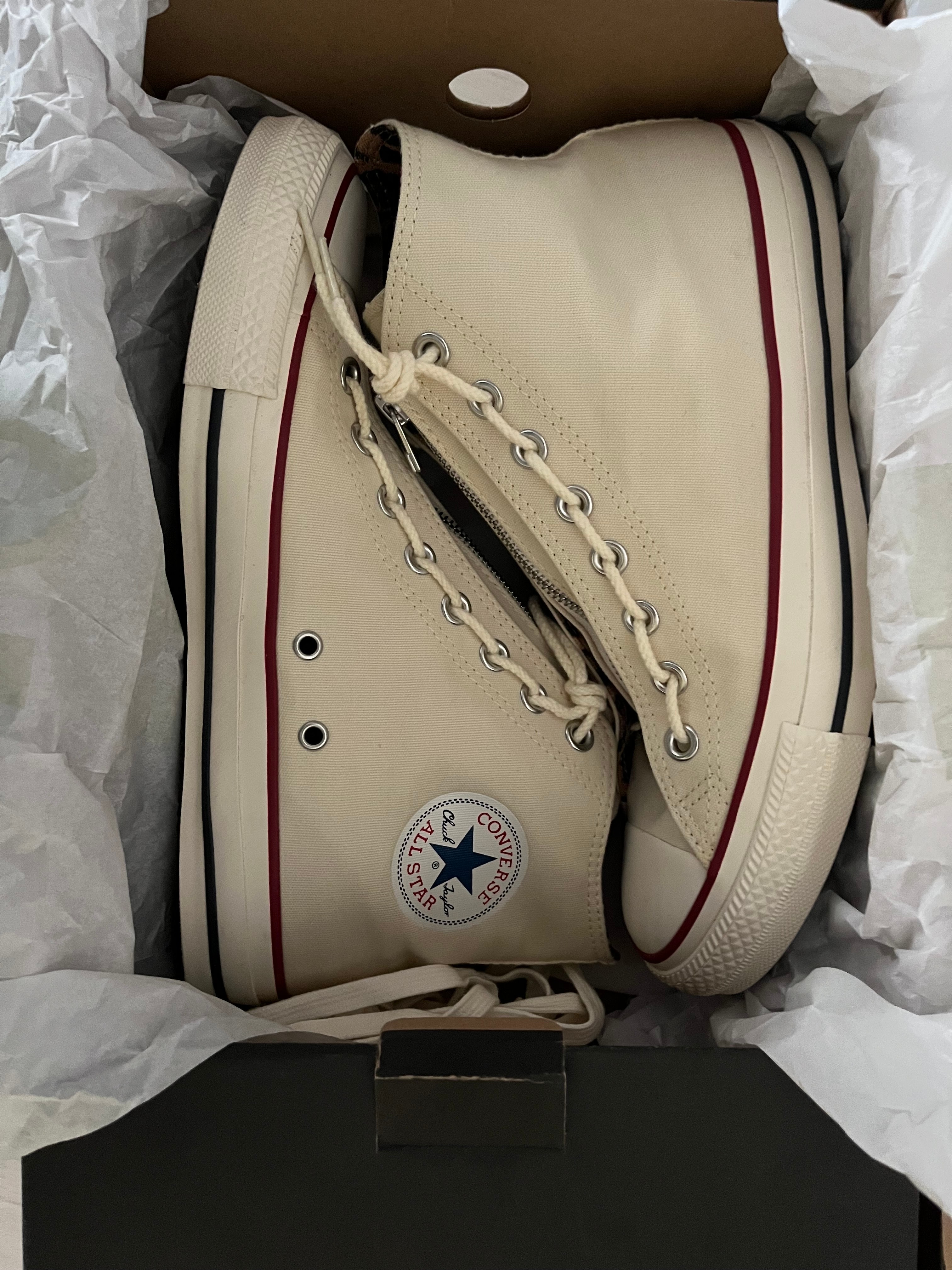 ノンネイティブ × ワコマリア × コンバース オールスター 100 HI/NM "ホワイト"