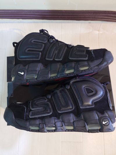 Supreme × Nike Air More Uptempo "Black"
