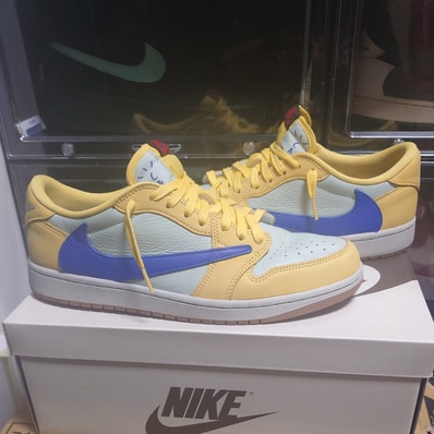 Travis Scott × Nike Women's Air Jordan 1 Retro Low OG "Canary"