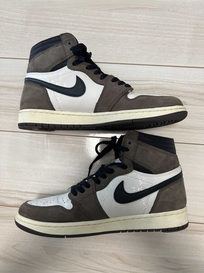 Travis Scott × Nike Air Jordan 1 Retro High OG TS SP "Sail/Dark Mocha"