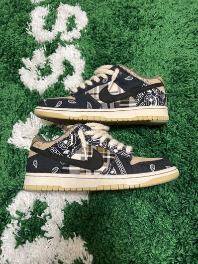 Travis Scott × Nike SB Dunk Low "Black/Parachute Beige"