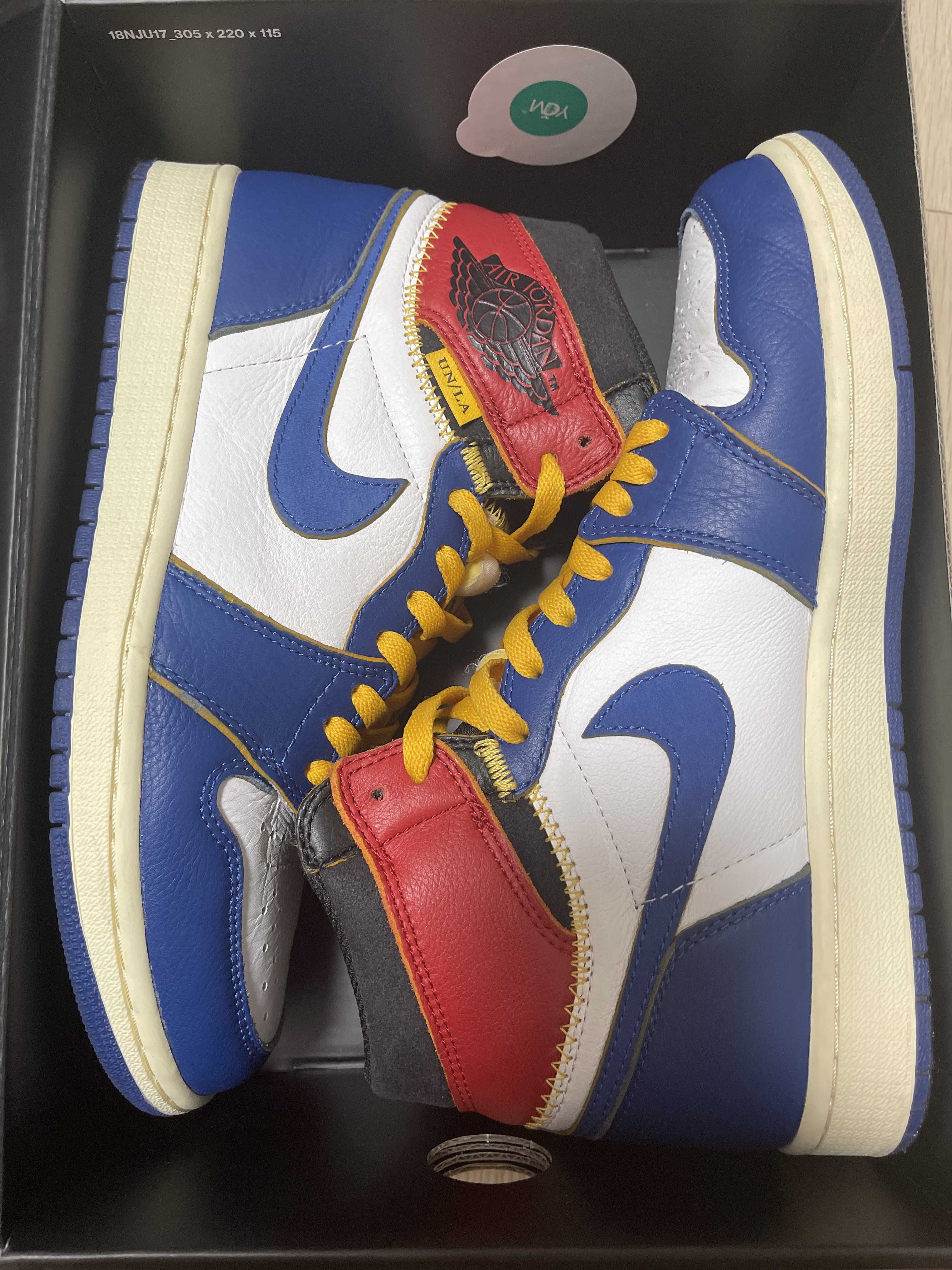 Union × Nike Air Jordan 1 Retro High OG NRG "Storm Blue/Varsity Red"