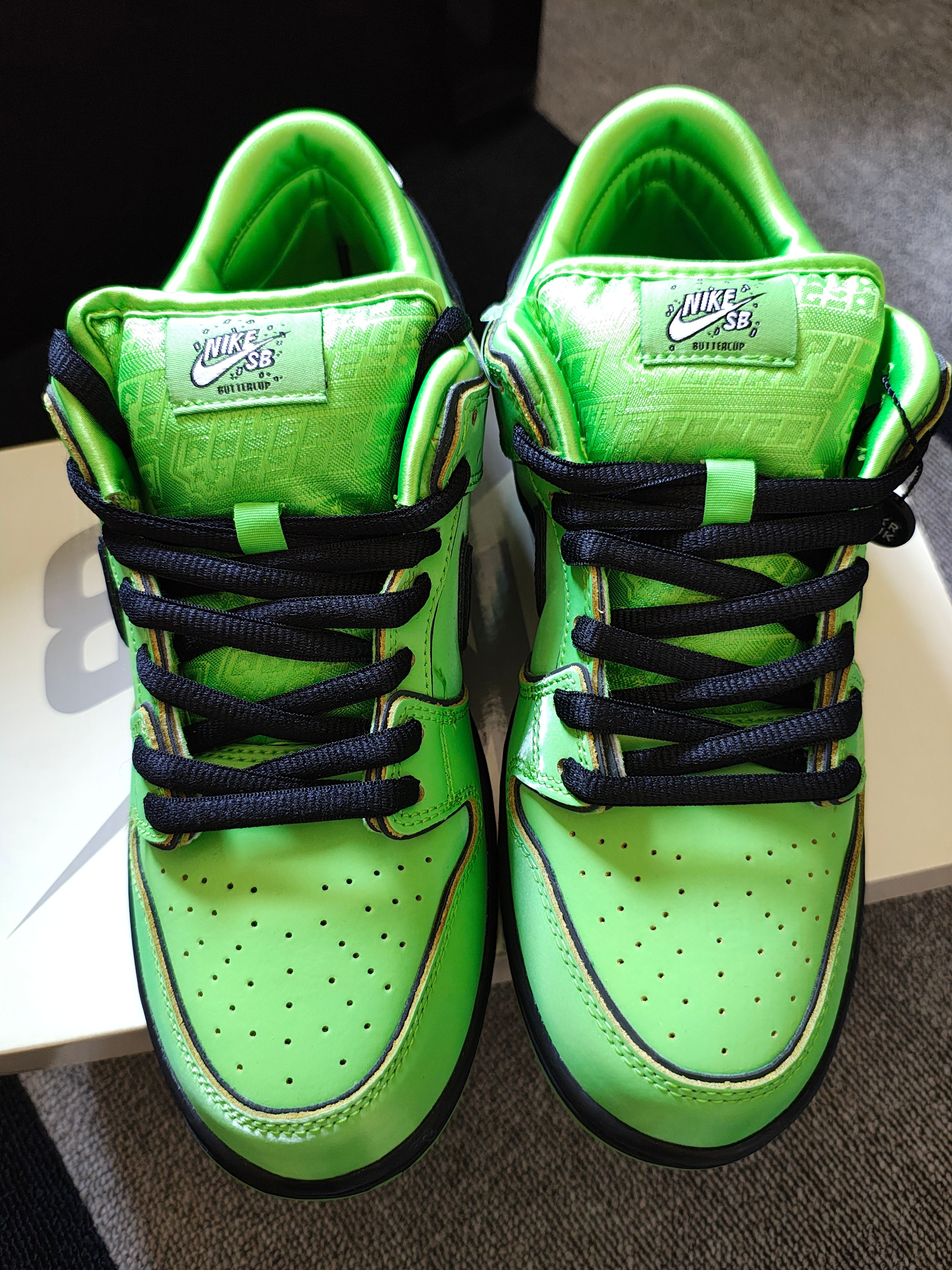 The Powerpuff Girls × Nike SB Dunk Low Pro QS "Buttercup"