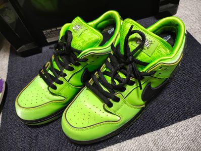 The Powerpuff Girls × Nike SB Dunk Low Pro QS "Buttercup"