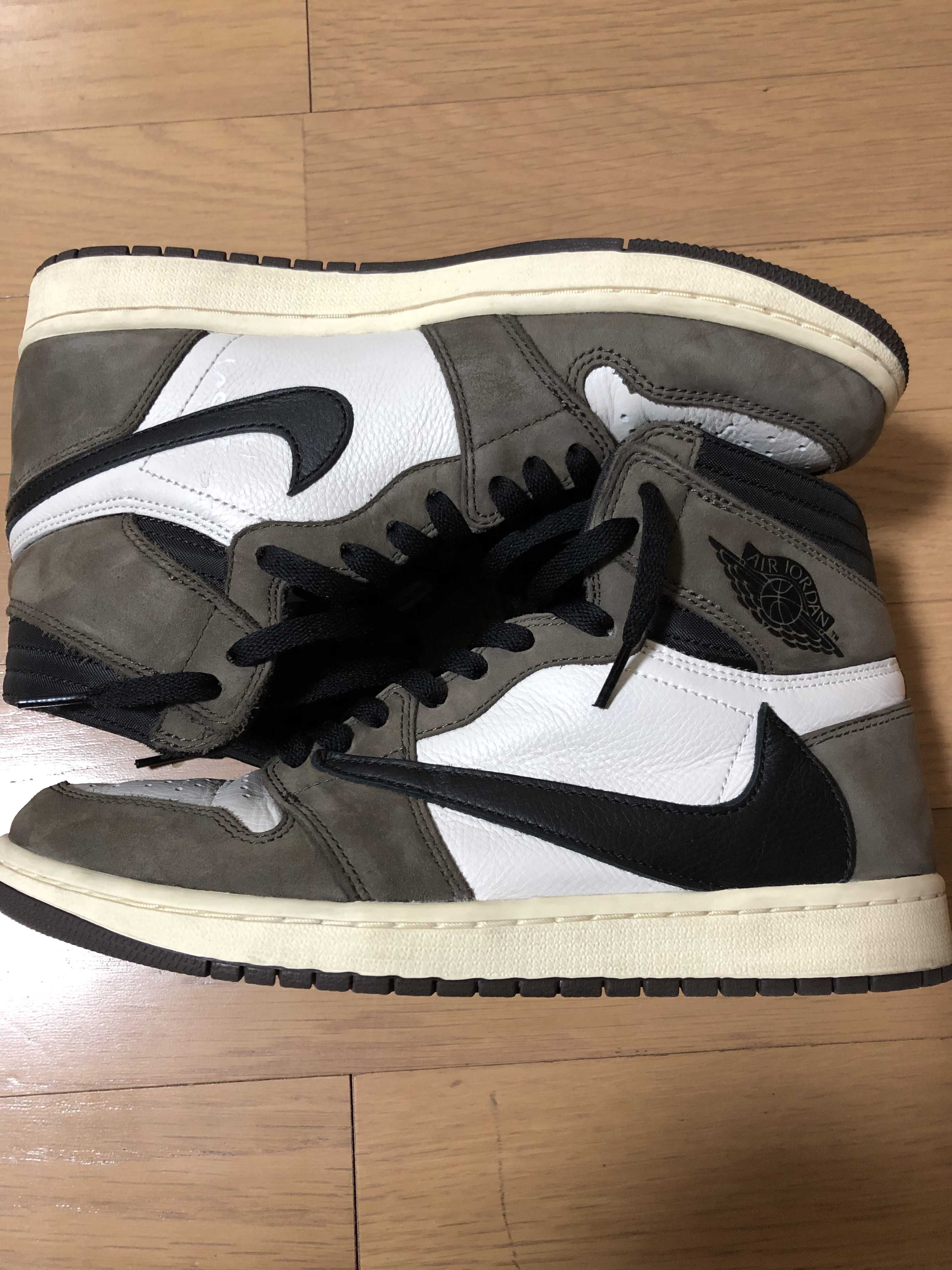 Travis Scott × Nike Air Jordan 1 Retro High OG TS SP "Sail/Dark Mocha"