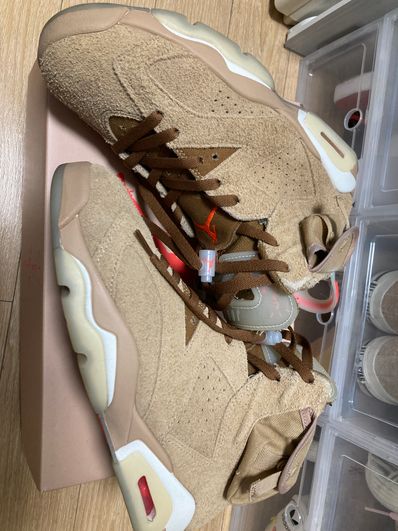 Travis Scott × Nike Air Jordan 6 "British Khaki"