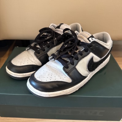 Nike Dunk Low Retro Chenille Swoosh "Black Grey"