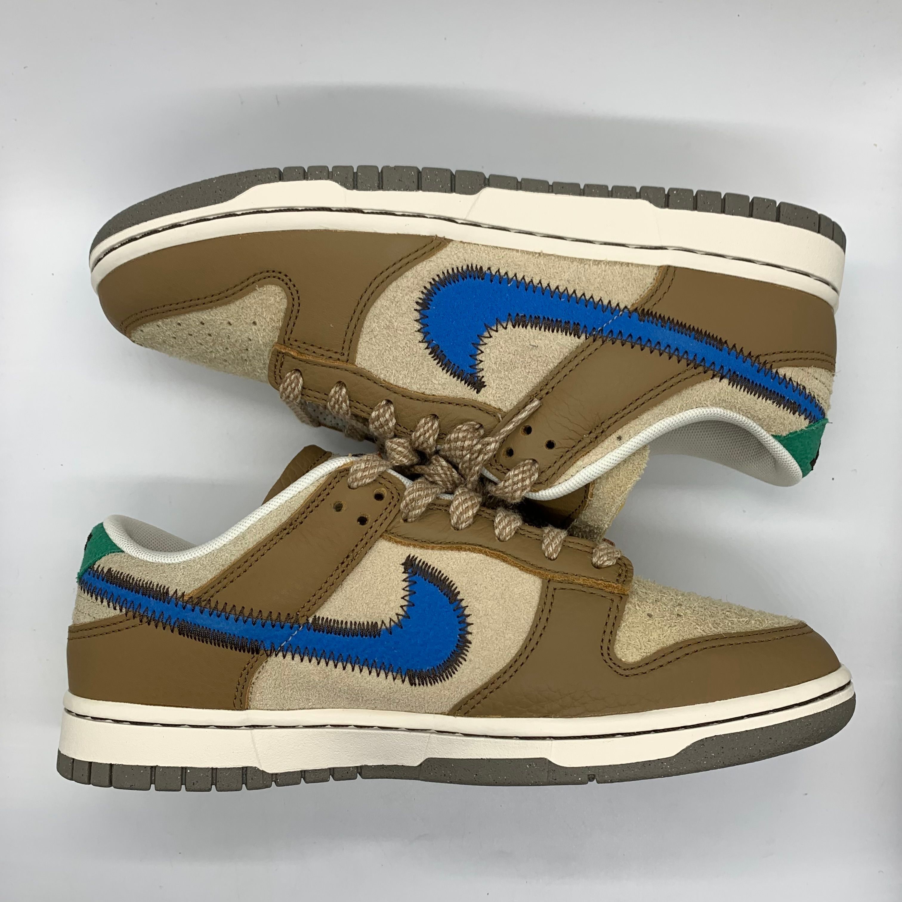 size? × Nike Dunk Low "Dark Driftwood/Photo BlueRattan"