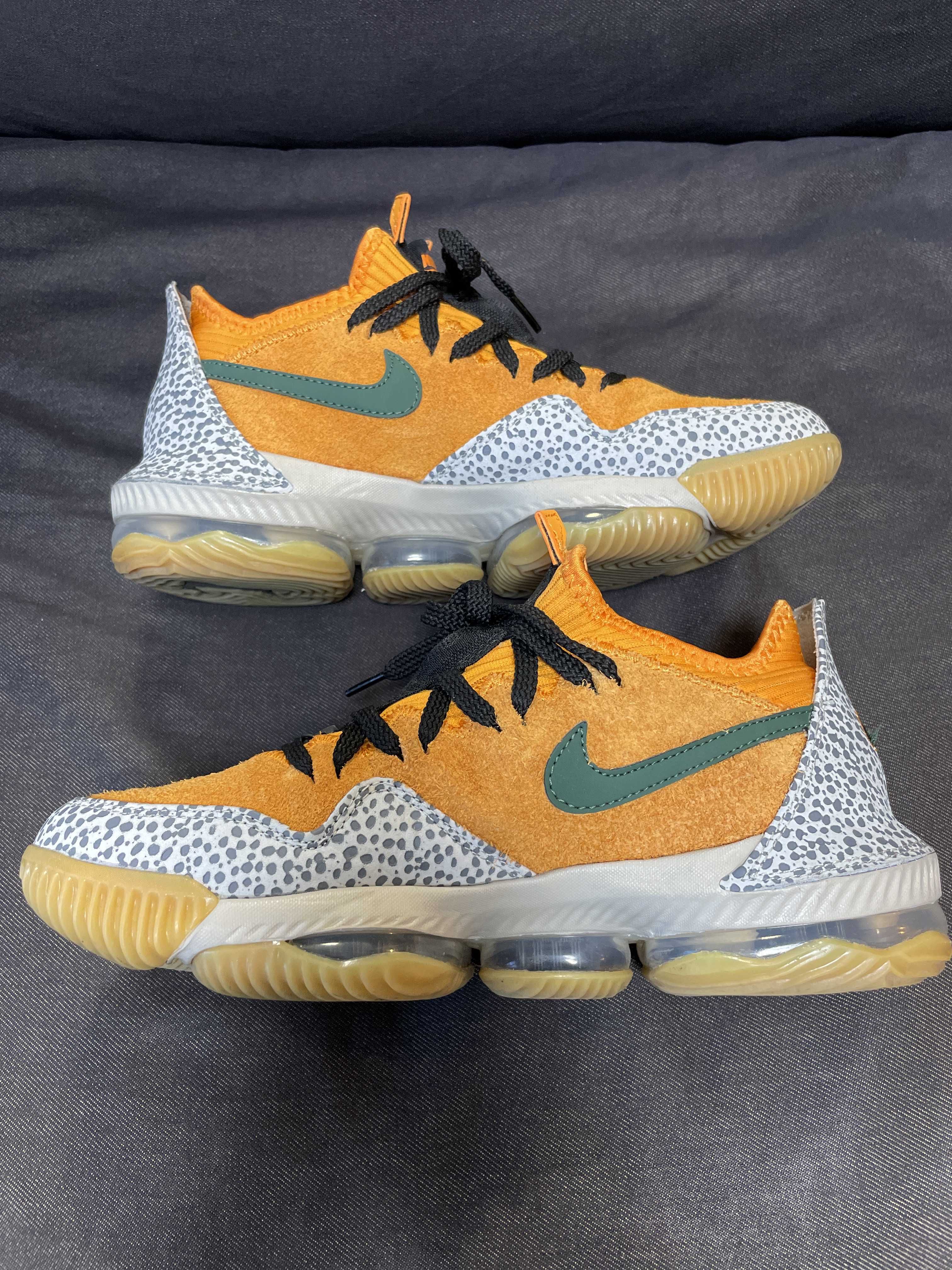 atmos × Nike LeBron 16 Low "Safari" (CD9471-800/CI3358-800)