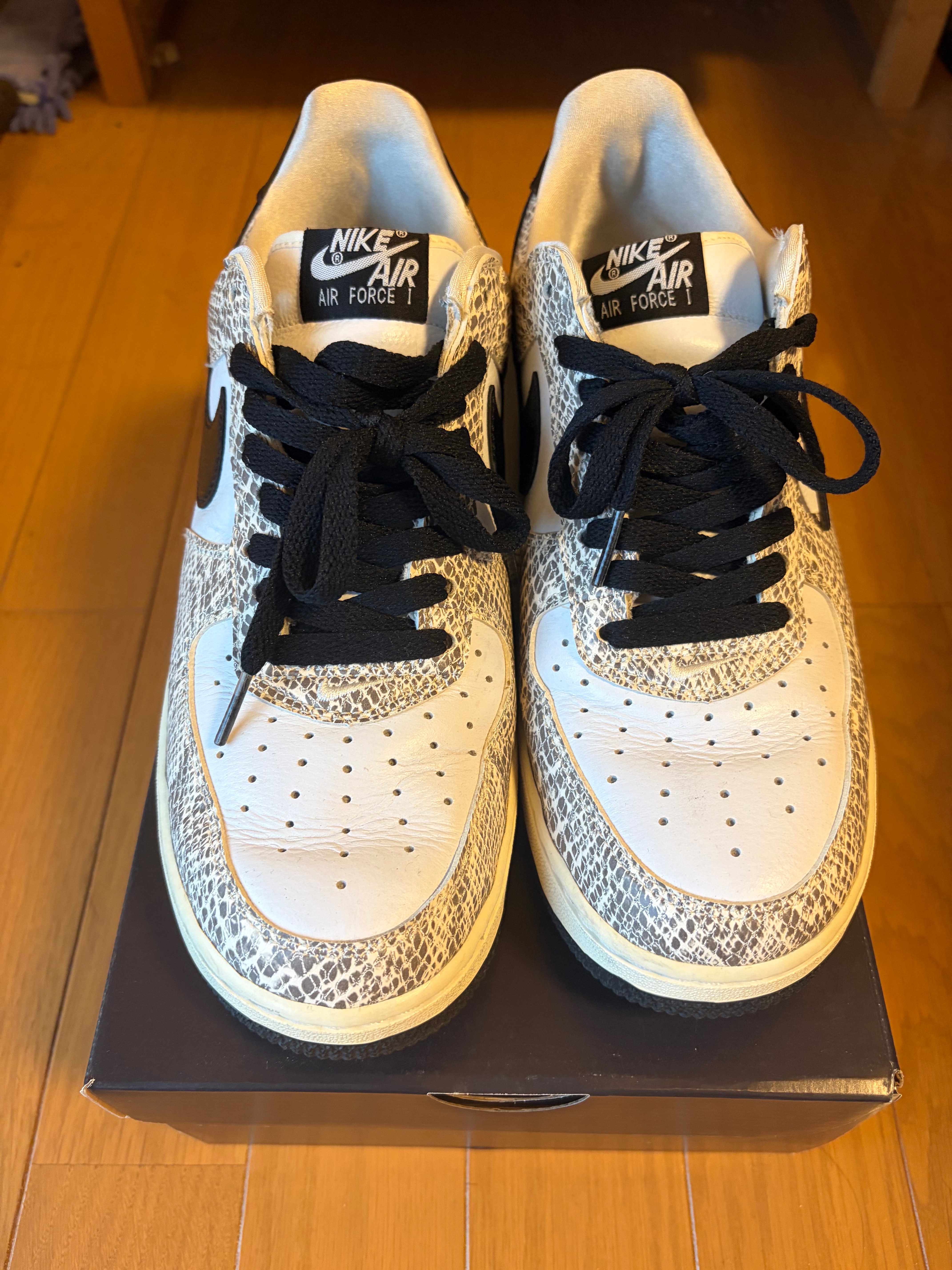 【限定値下】Nike by you Air Force 1 スネーク26cm ナイキ バイ ユー エアフォース1 ロー アンドロックド 
