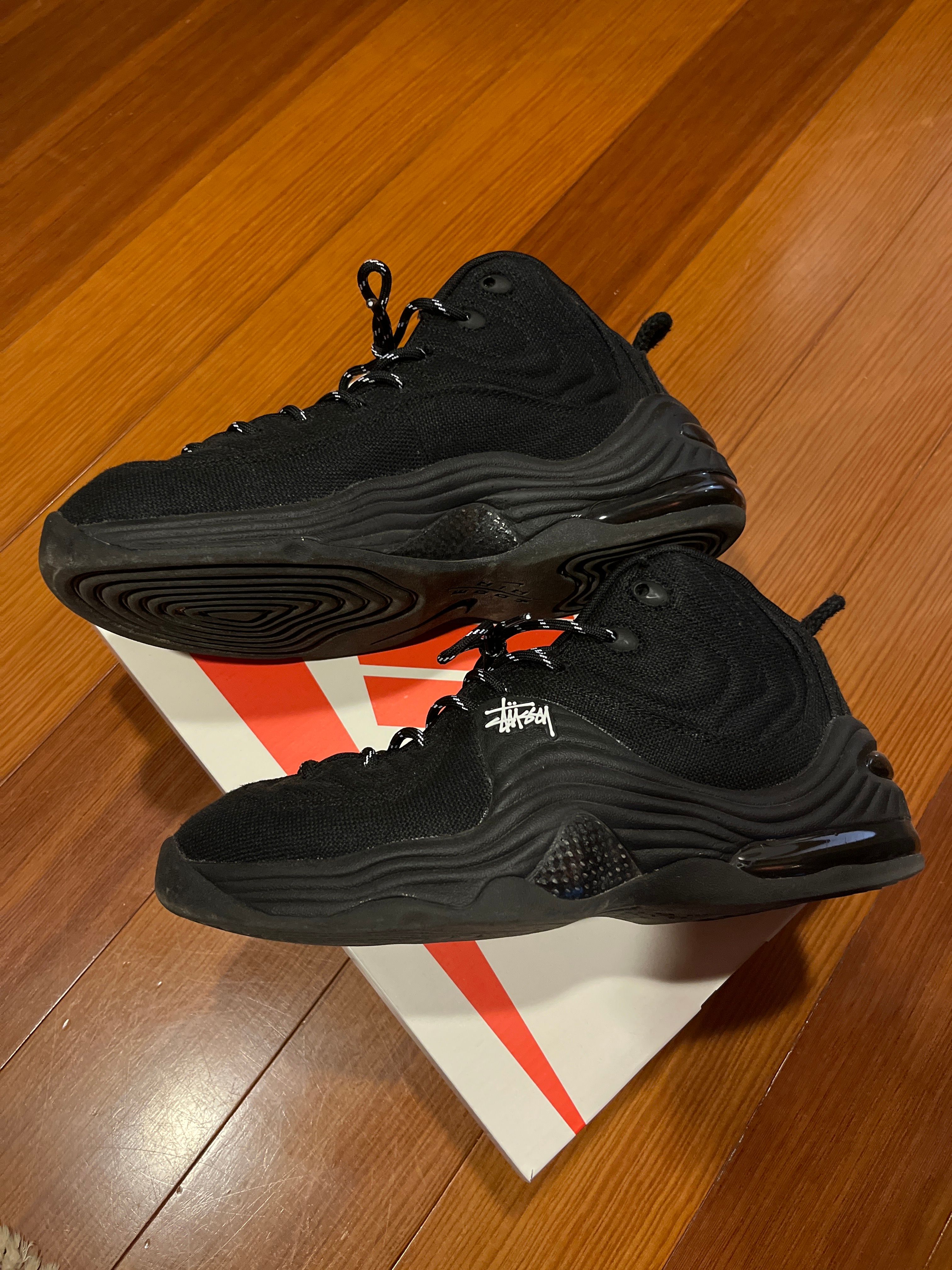 Stussy × Nike Air Penny 2 "Black"