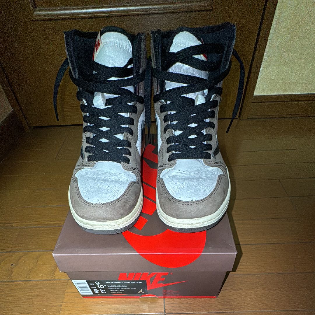 Travis Scott × Nike Air Jordan 1 Retro High OG TS SP "Sail/Dark Mocha"