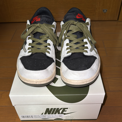 Travis Scott × Nike Women's Air Jordan 1 Low OG "Medium Olive"
