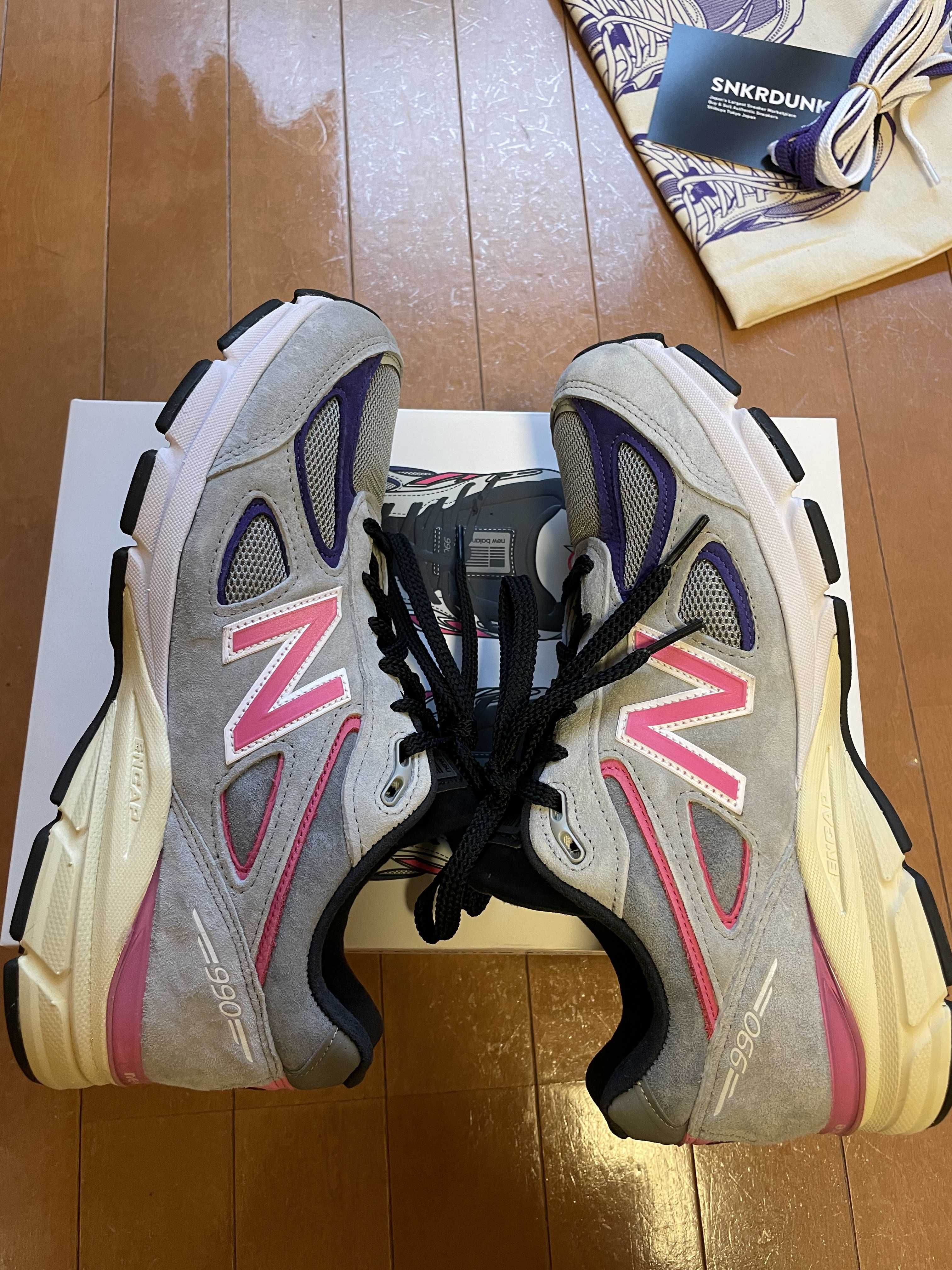 KITH × UNITED ARROWS & SONS × New Balance 990V4 "Smoked Pearl"