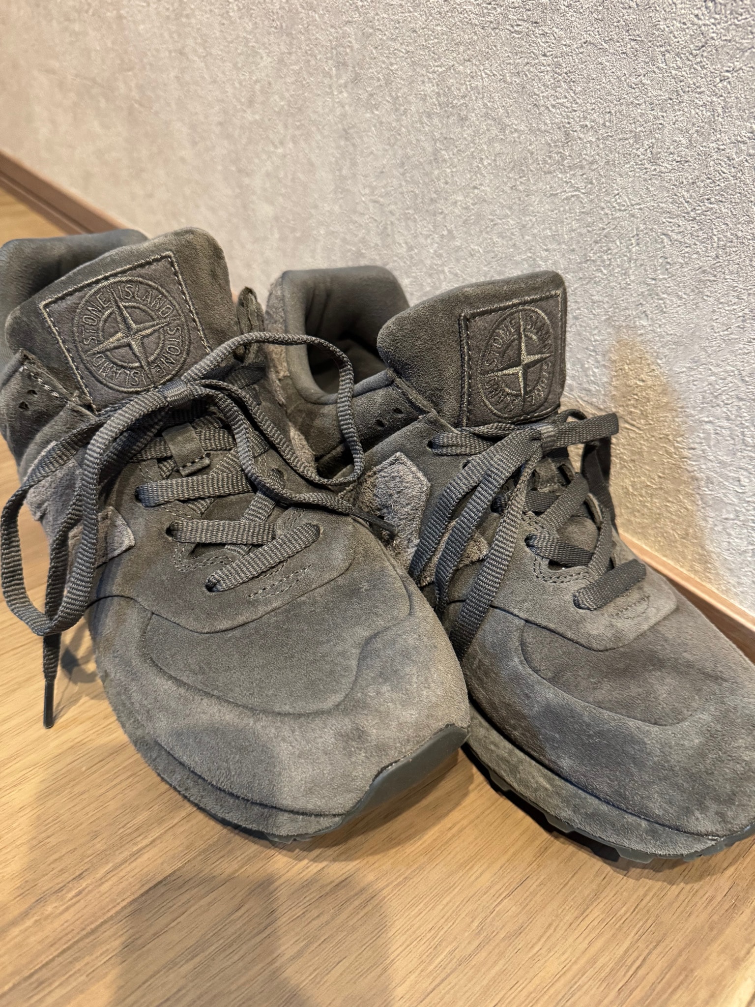 Stone Island × New Balance 574 Legacy Ghost "Dark Grey"