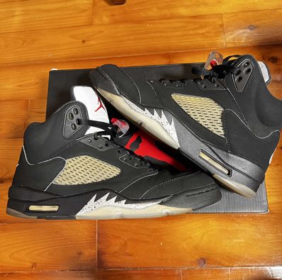 Nike Air Jordan 5 Retro OG "Black/Fire Red/Metallic Silver/White" (2016)