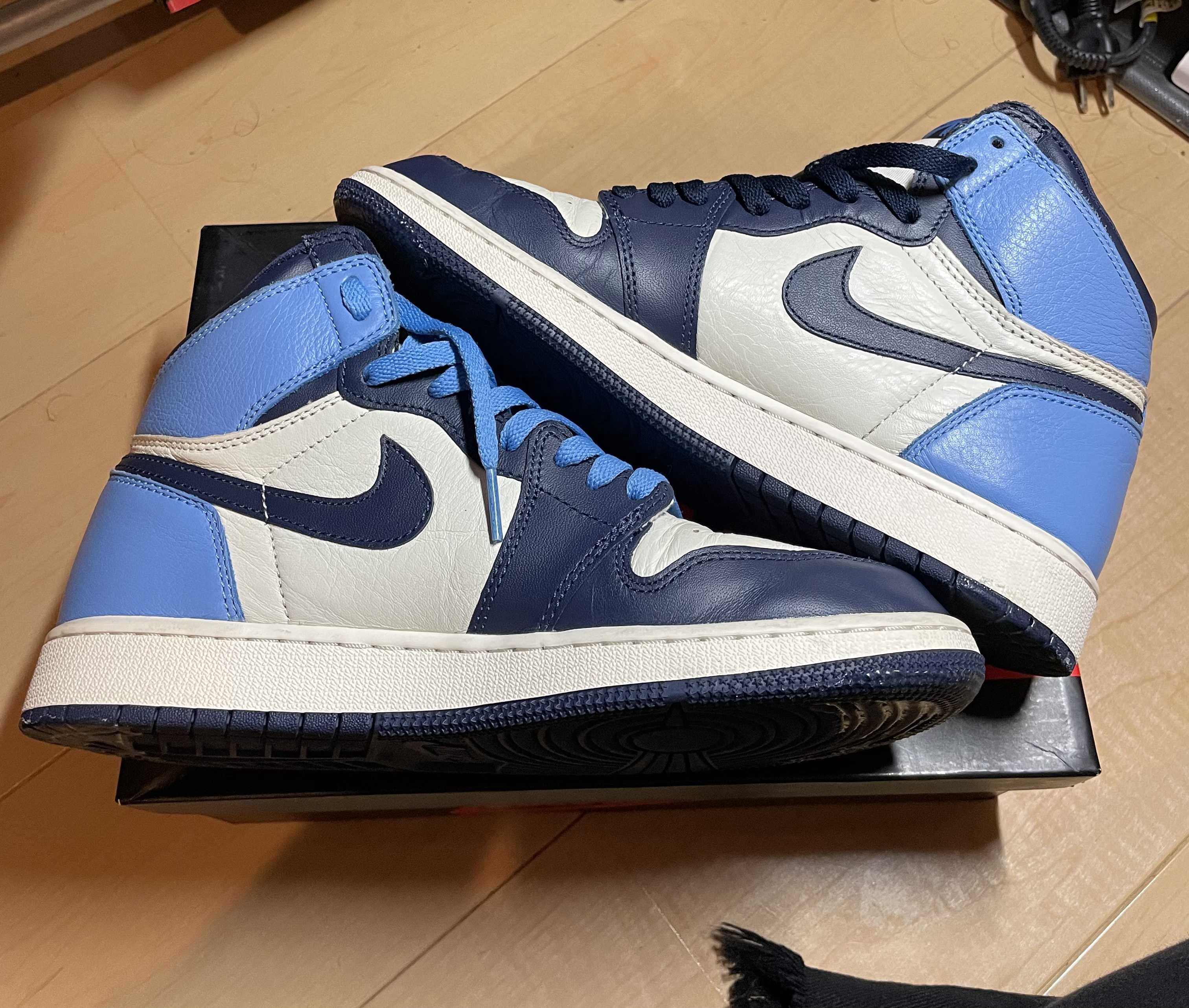 Nike GS Air Jordan 1 Retro High "Obsidian/University Blue"