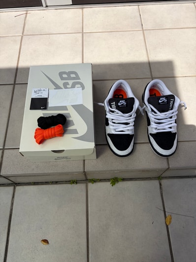 TIGHTBOOTH × Nike SB Dunk Low Pro QS "Black and White"