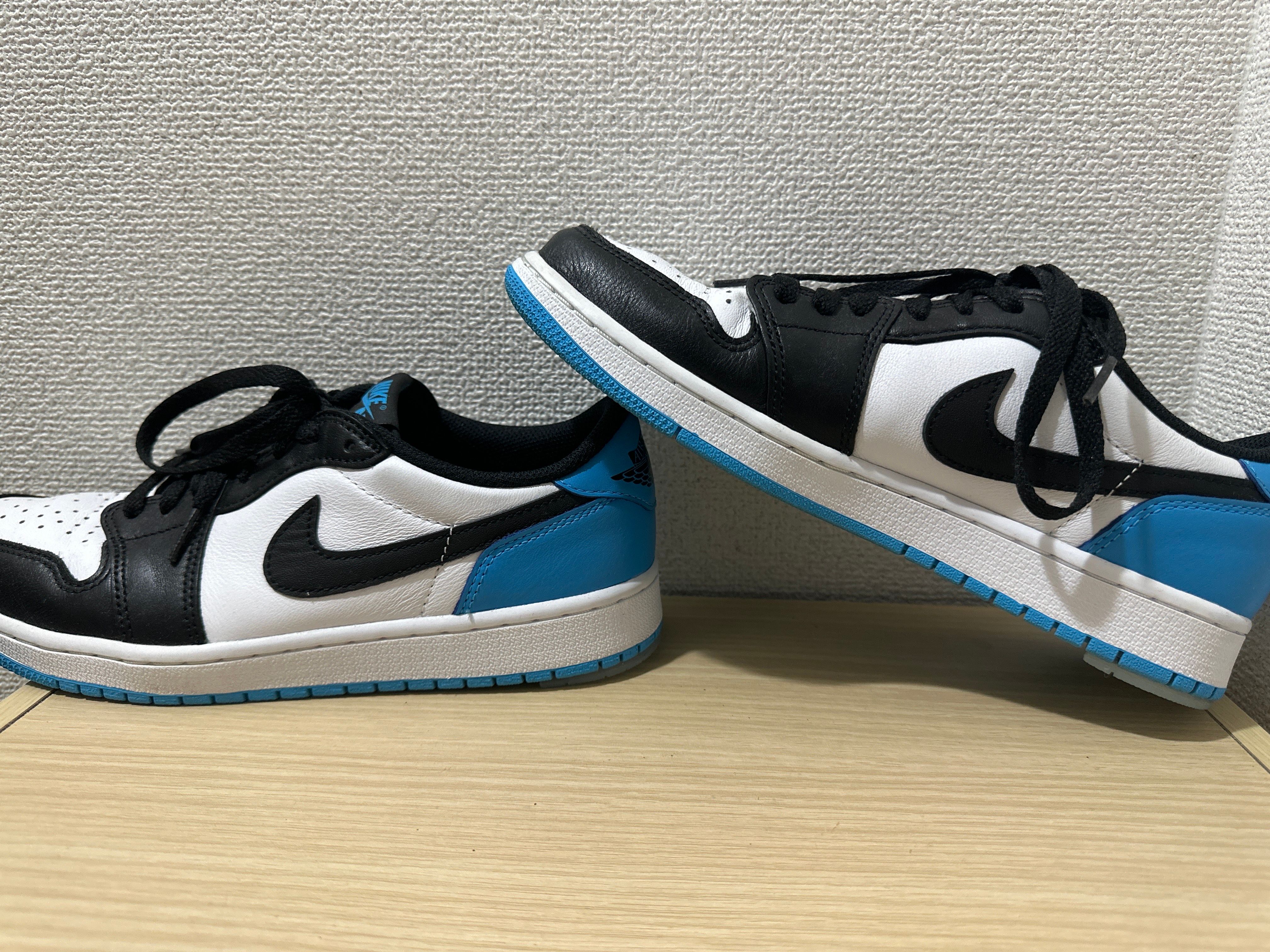 Nike Air Jordan 1 Low OG "Black and Dark Powder Blue/UNC"