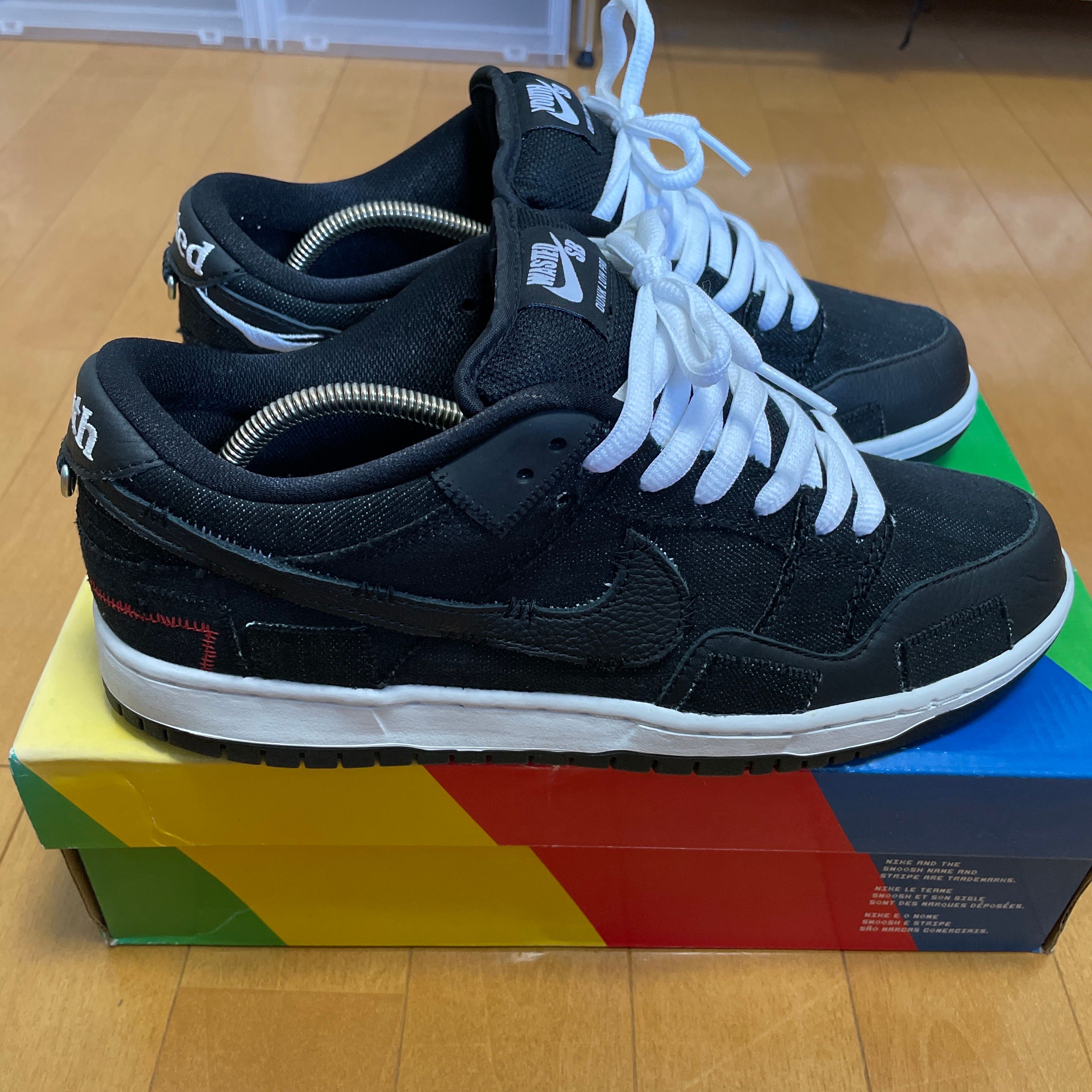 Wasted Youth × Nike SB Dunk Low "Black Denim" / VERDY