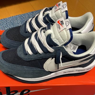 Fragment × sacai × Nike LD Waffle "Blackended Blue"