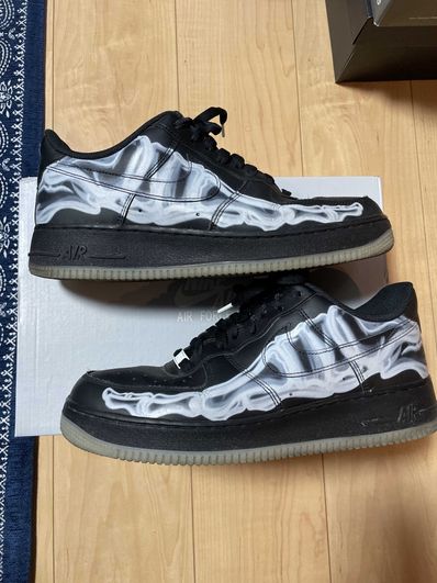 Nike Air Force 1 Low "Black Skeleton"