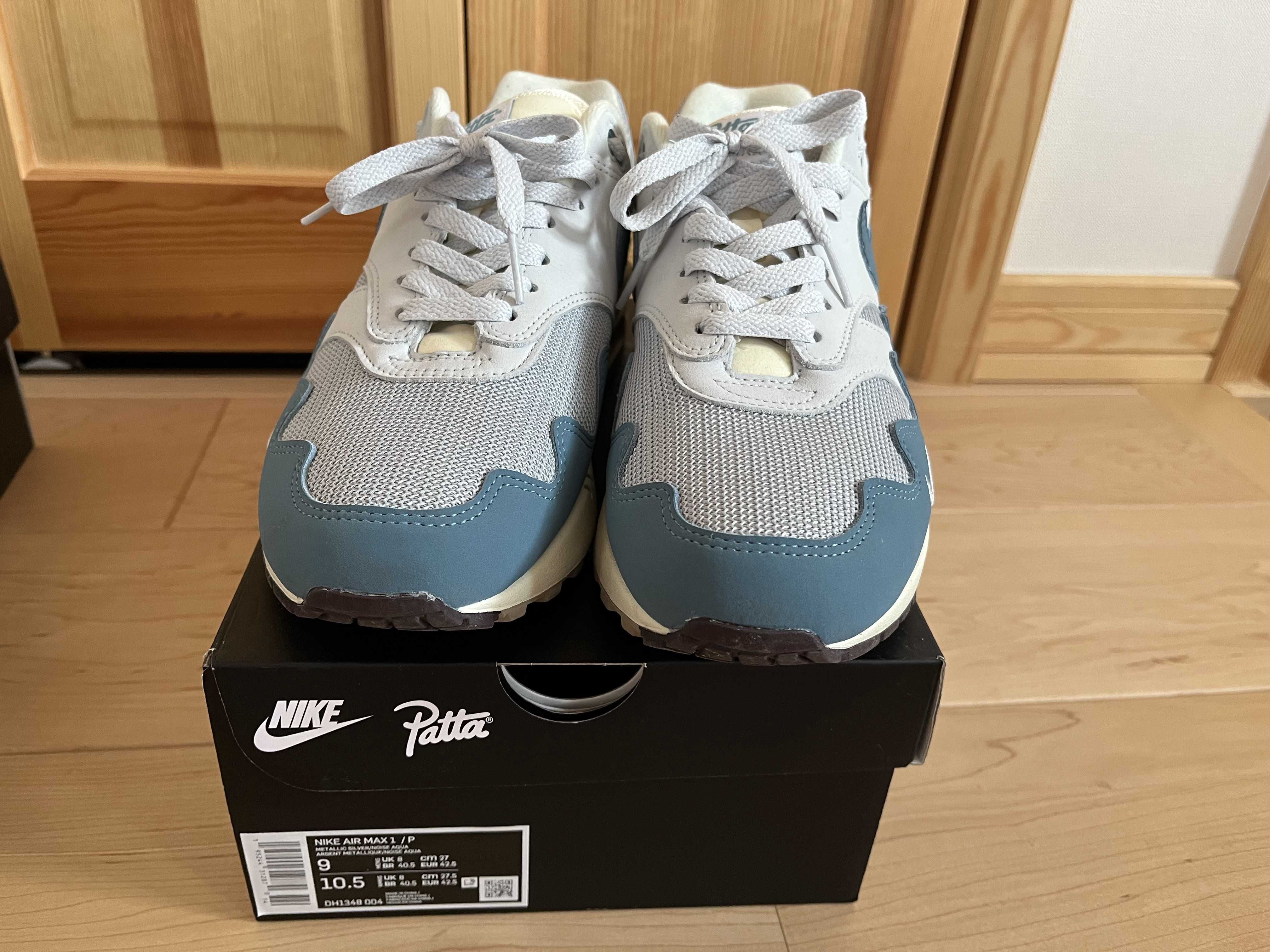 Patta × Nike Air Max 1 "Noise Aqua"