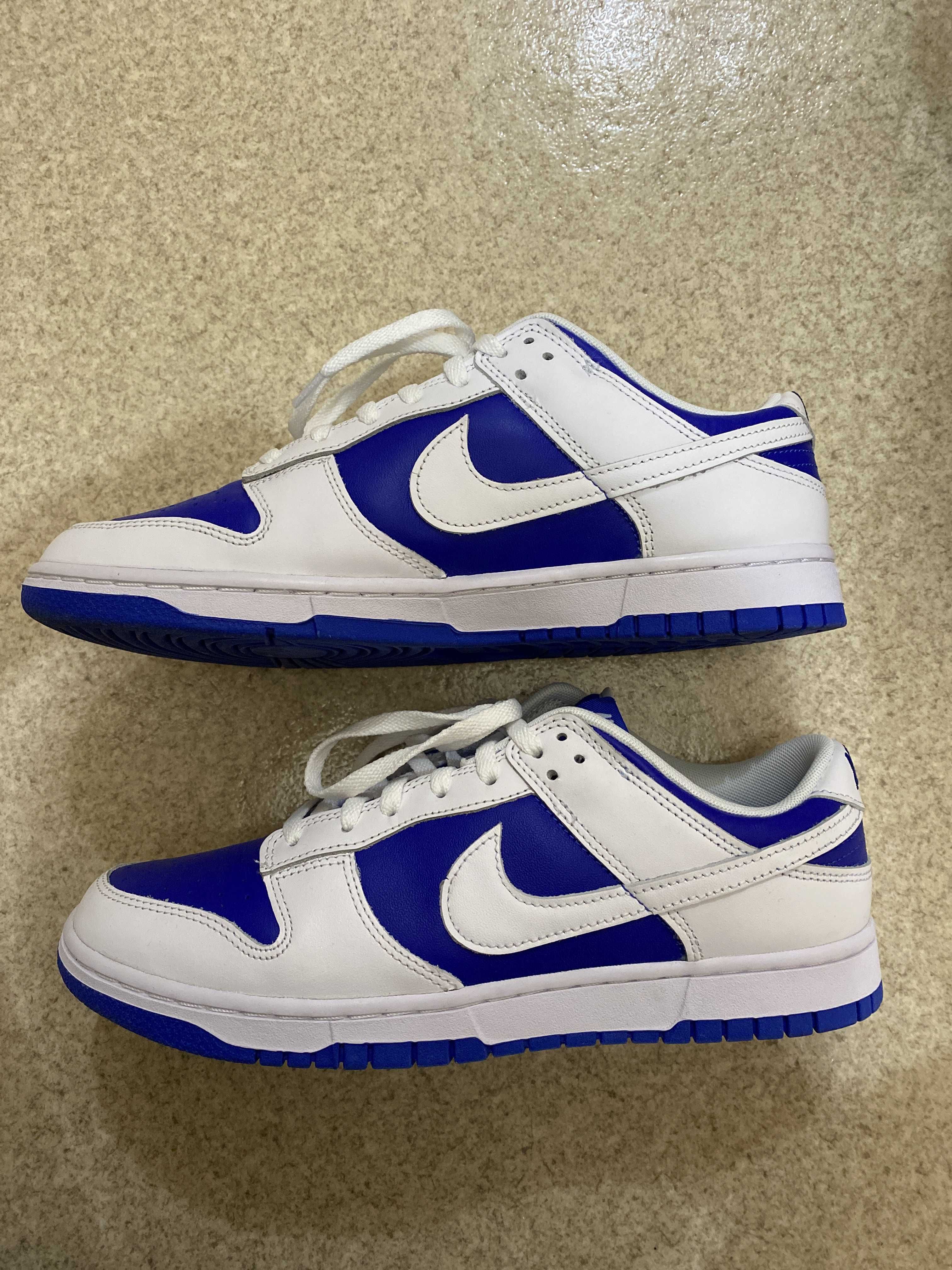 Nike Dunk Low Retro "Racer Blue and White"