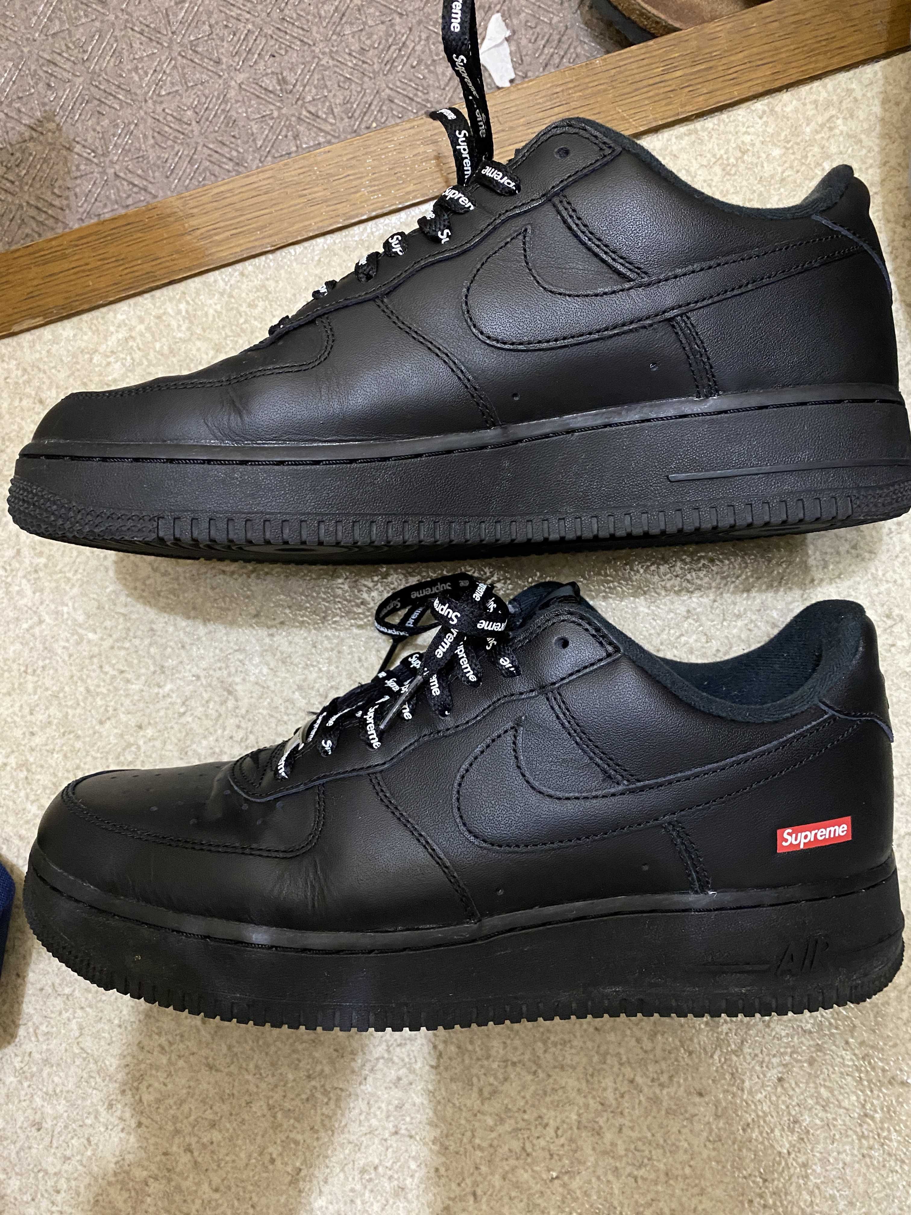 Supreme × Nike Air Force 1 Low "Black"