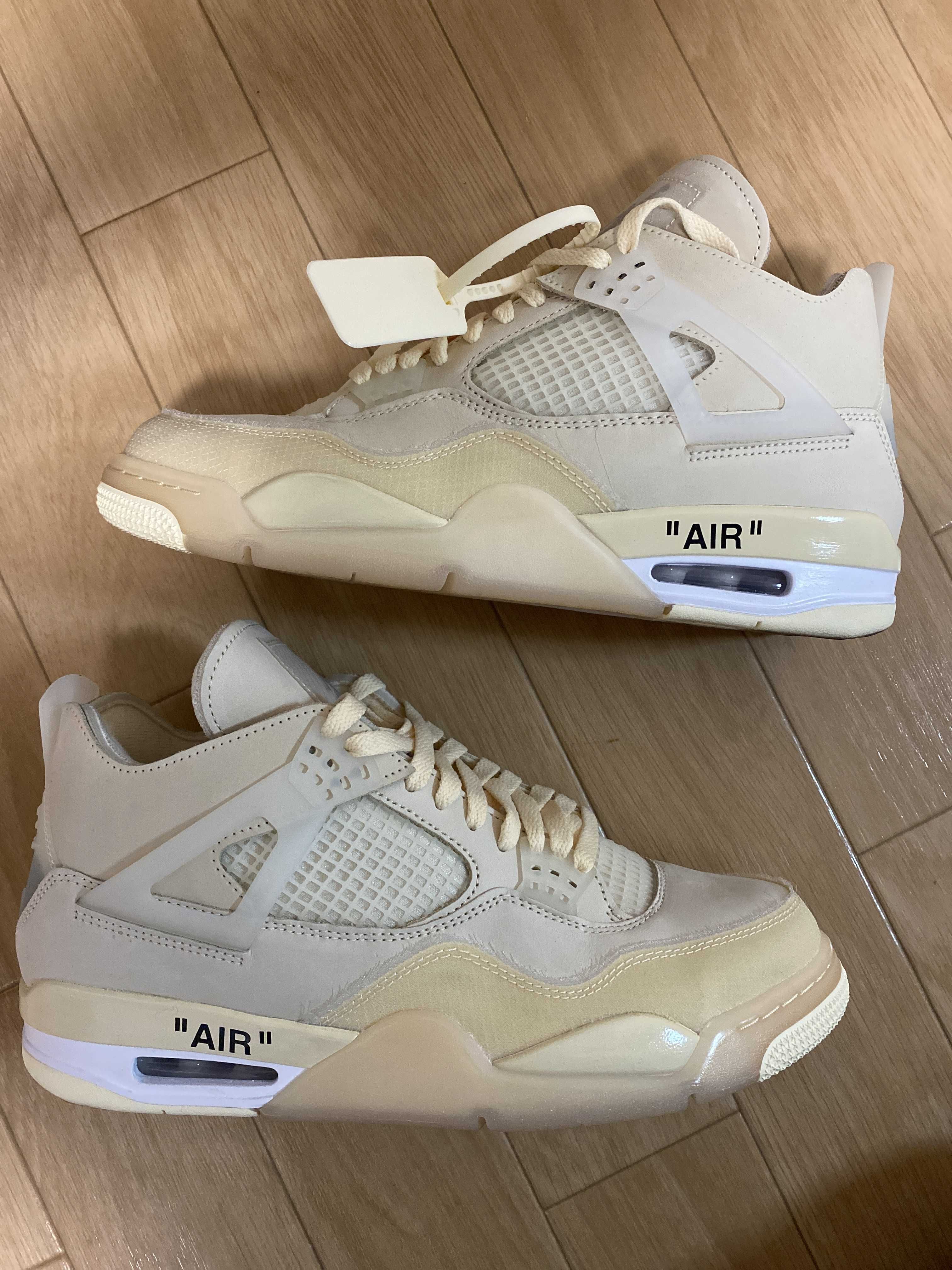 Off-White × Nike Women's Air Jordan 4 SP "Sail"