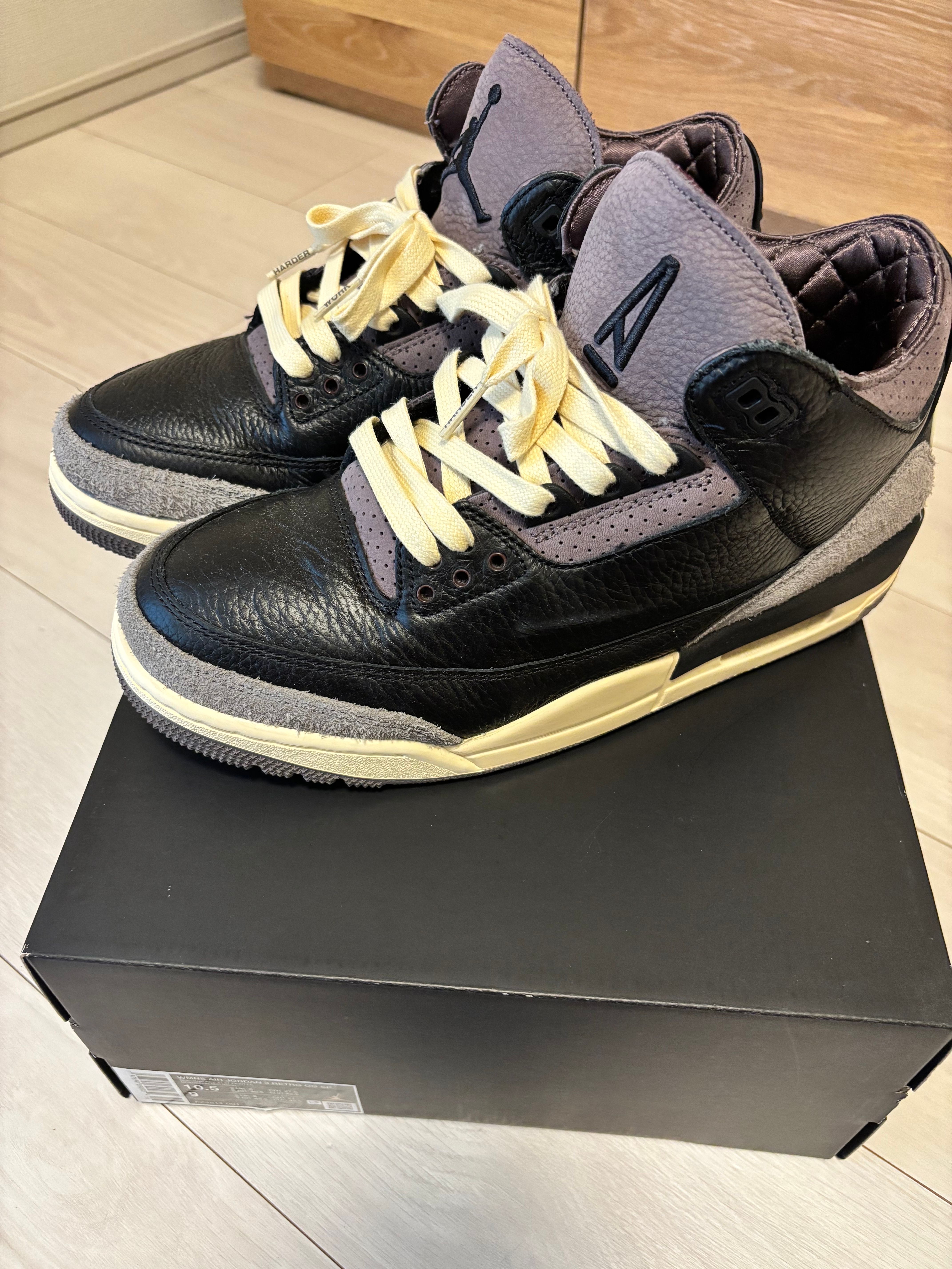 A Ma Maniere × Nike Women's Air Jordan 3 Retro OG SP "Black and Flat Pewter/WYWS"