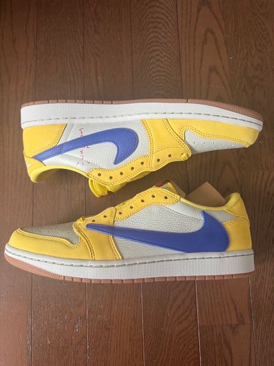 Travis Scott × Nike Women's Air Jordan 1 Retro Low OG "Canary"