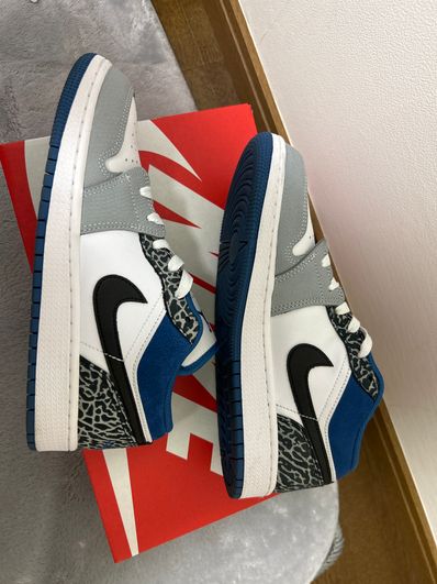 Nike GS Air Jordan 1 Low "True Blue"