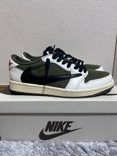 Travis Scott × Nike Air Jordan 1 Low OG SP "Reverse Olive"