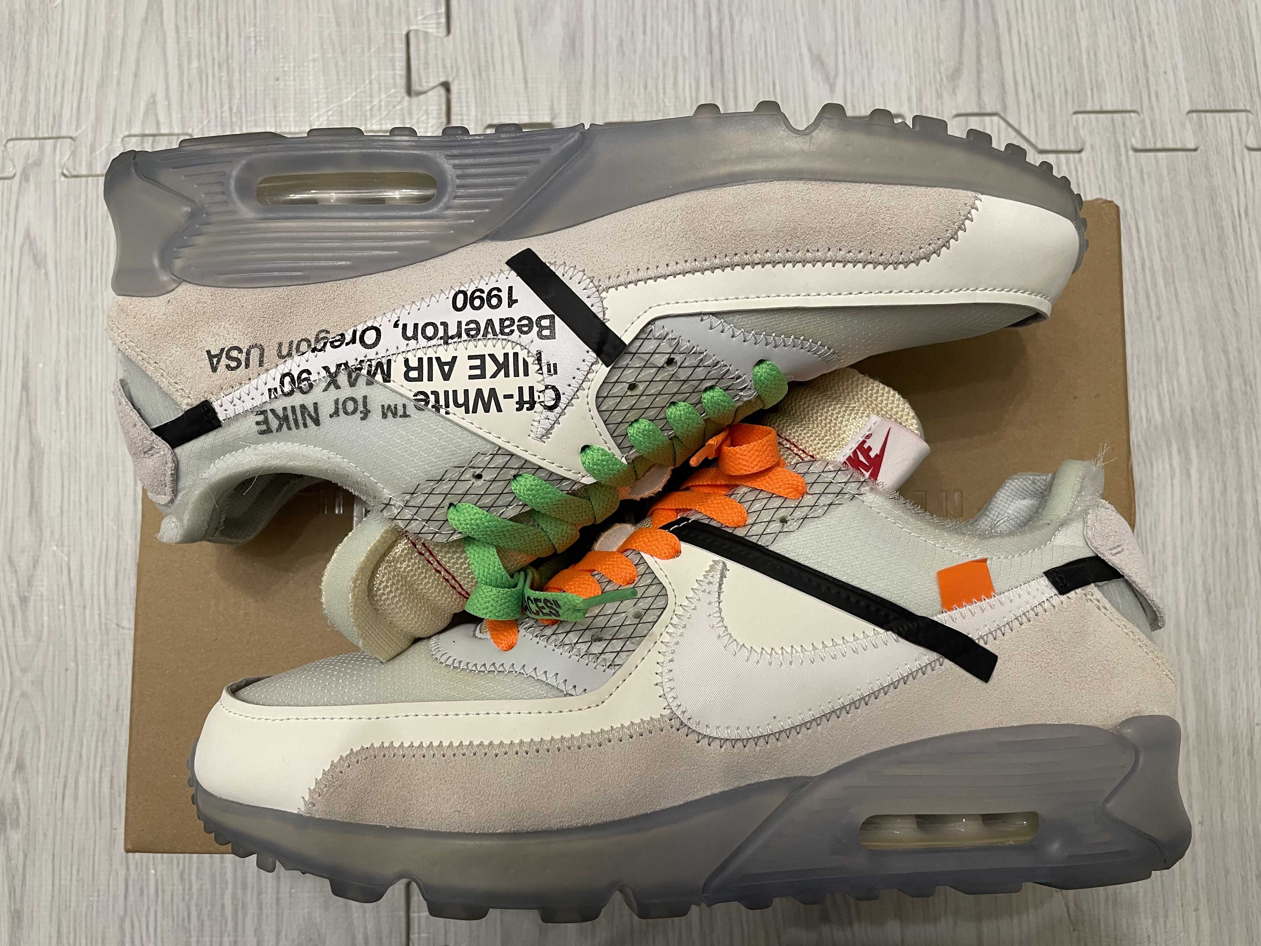 Off-White × Nike Air Max 90 "The 10/Sail"