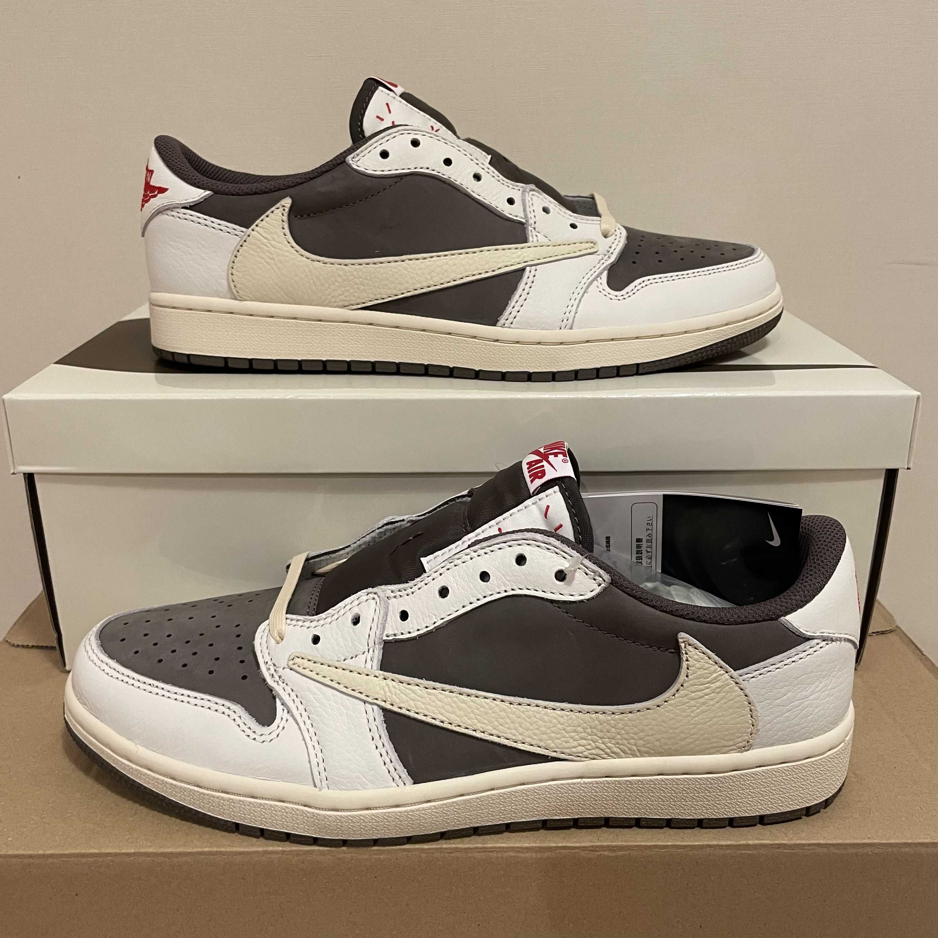 Travis Scott × Nike Air Jordan 1 Low OG SP "Reverse Mocha/Sail and Ridgerock"