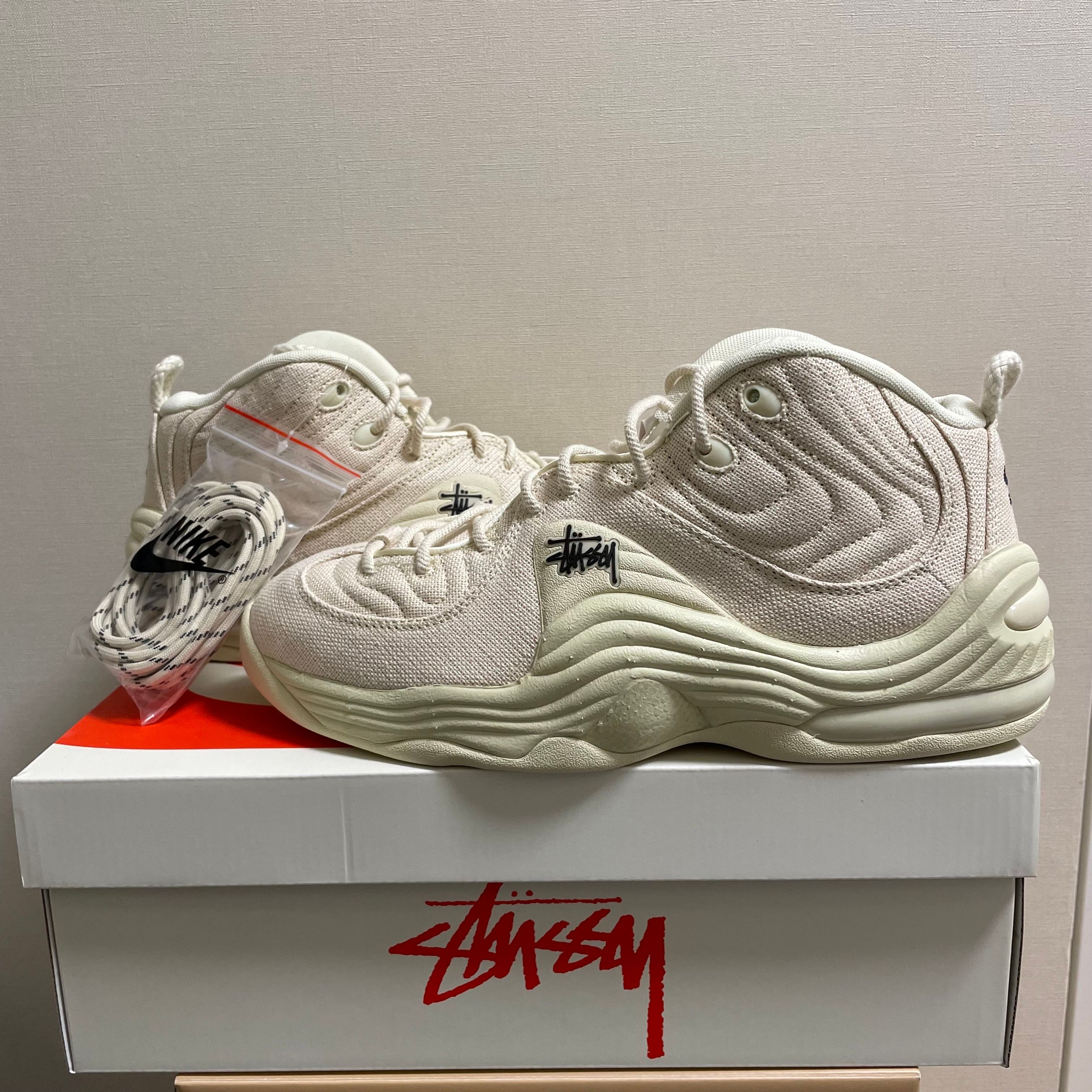 Stussy × Nike Air Penny 2 "Fossil"