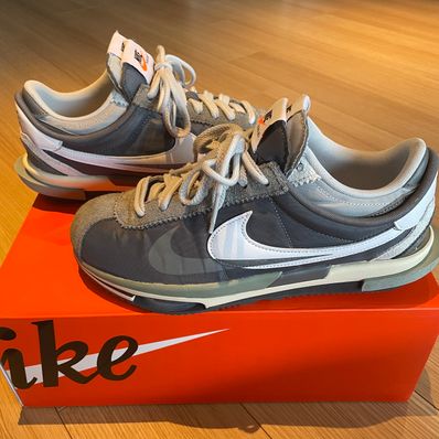 sacai × Nike Zoom Cortez "Iron Grey"