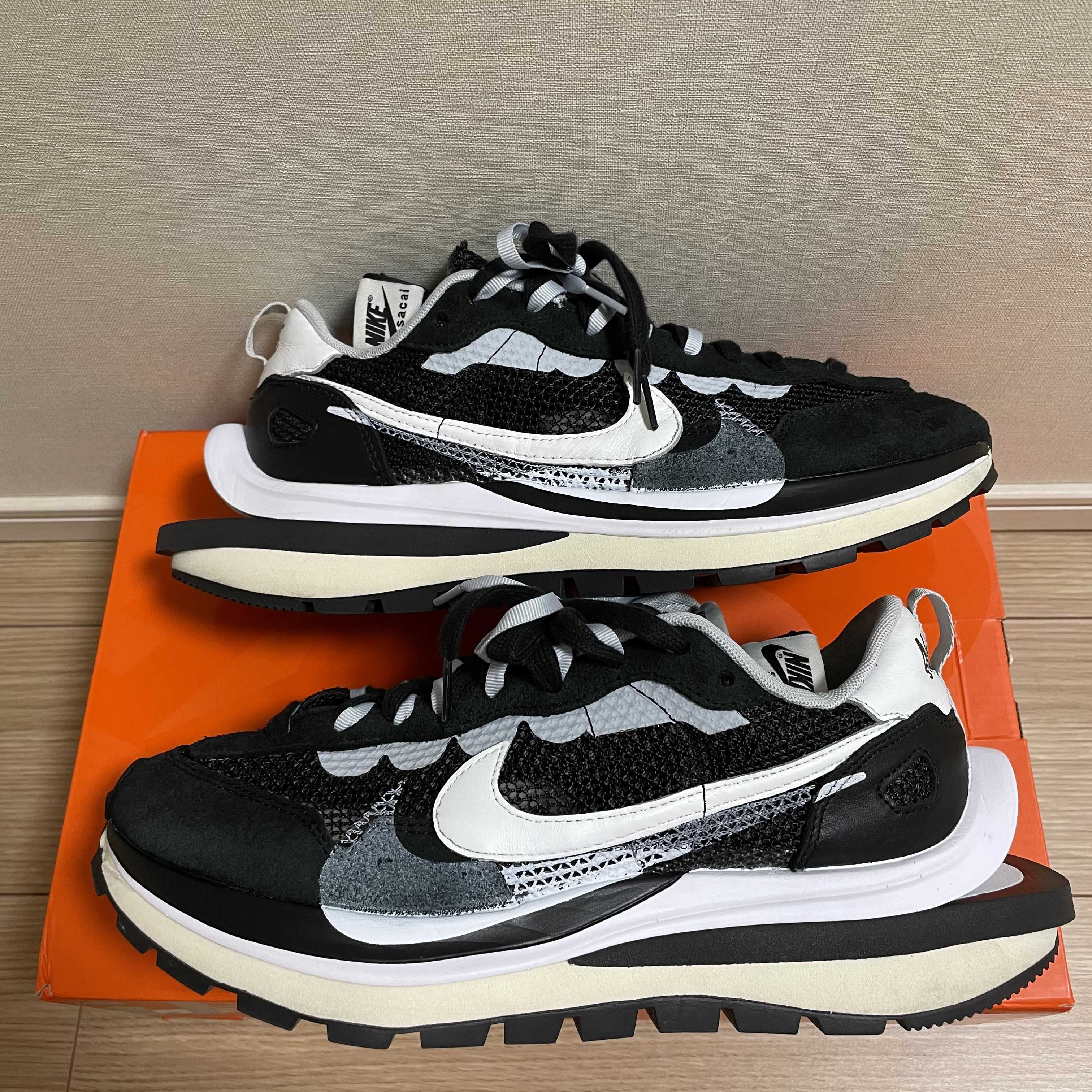 sacai × Nike Vapor Waffle "Black and White"