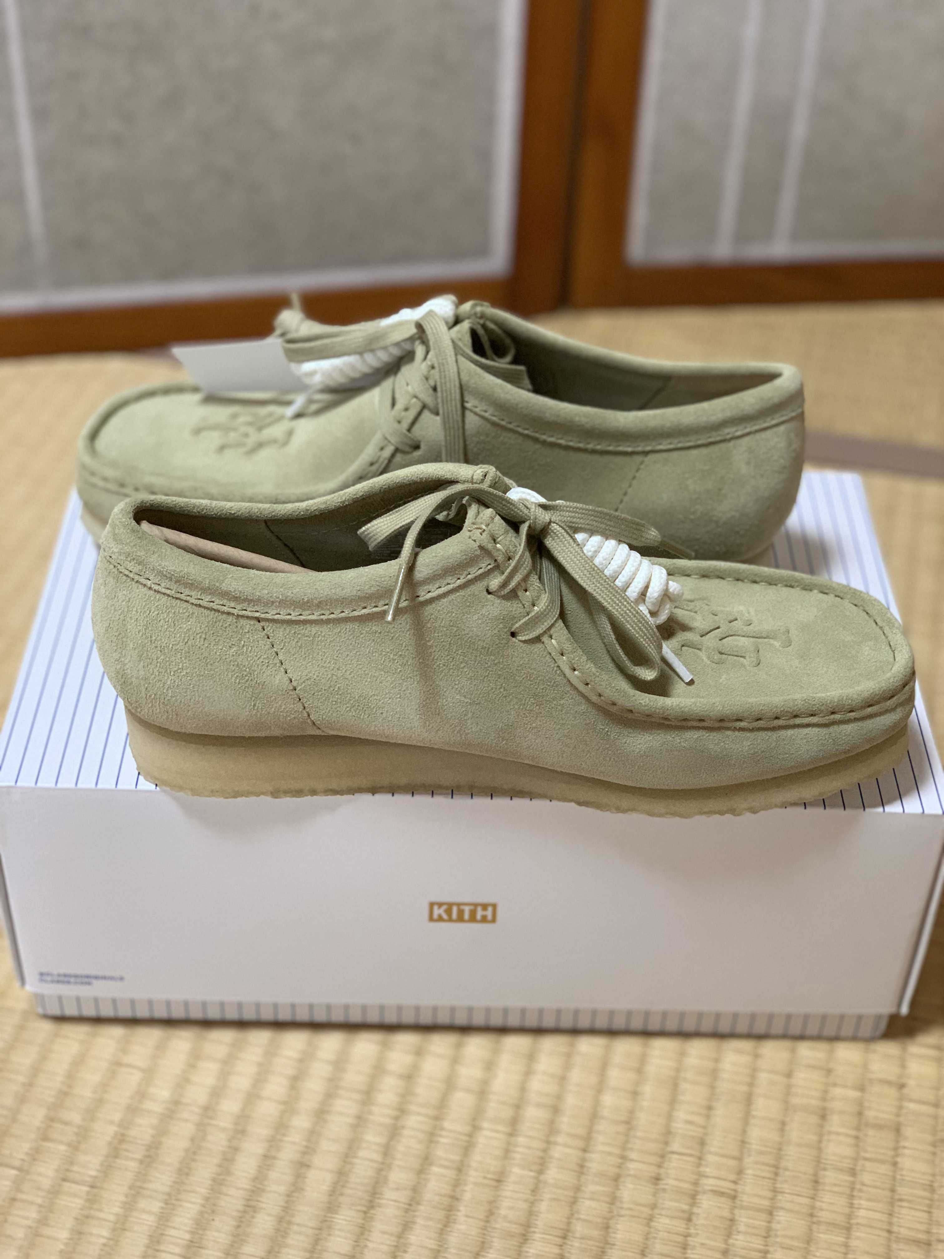 KITH × New York Mets × Clarks Wallabee Lo Mets "Maple"