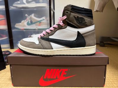 Travis Scott × Nike Air Jordan 1 Retro High OG TS SP "Sail/Dark Mocha"