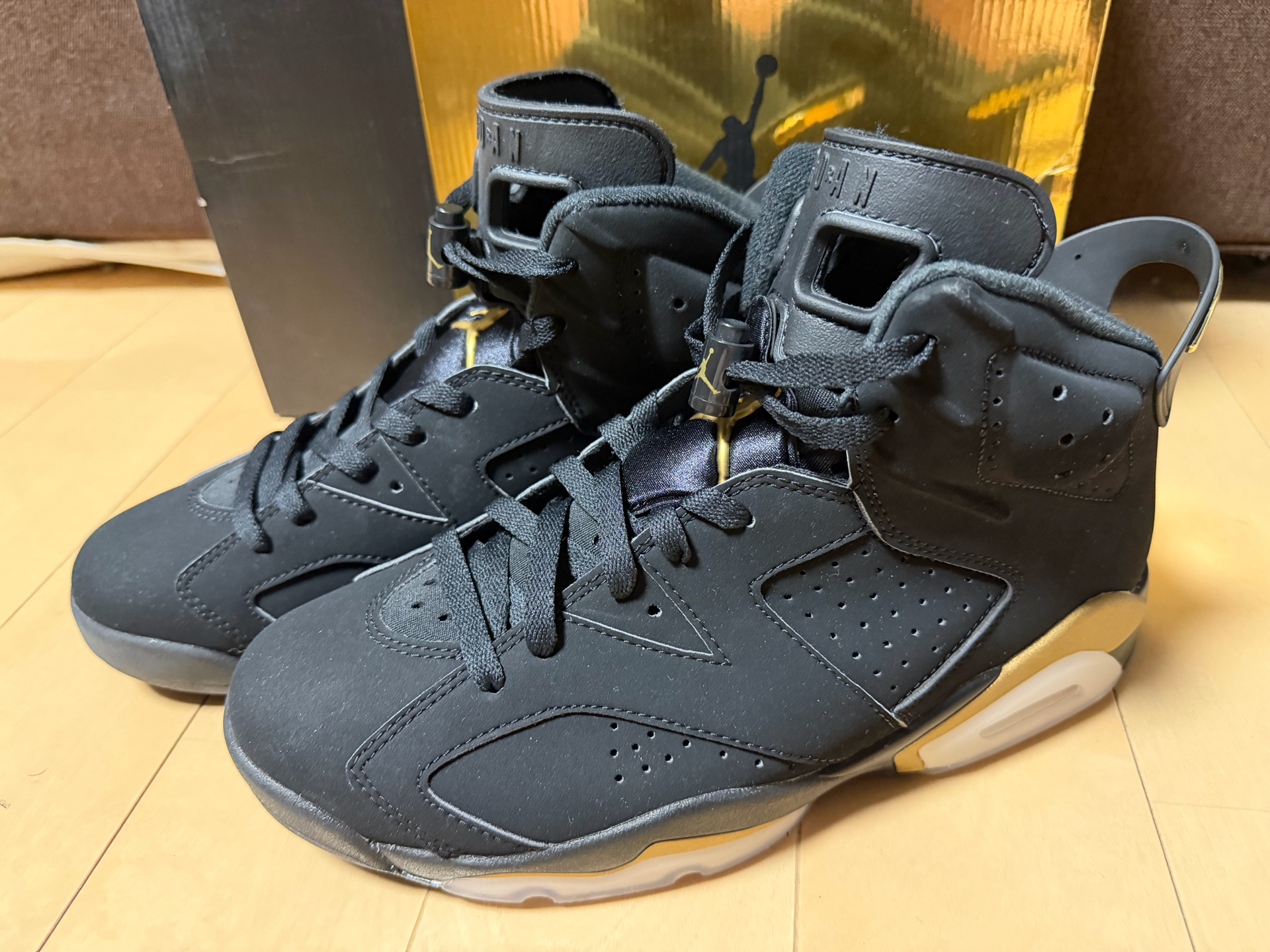 Nike Air Jordan 6 DMP "Black/Metallic Gold" (2020)  