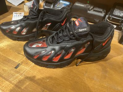 Supreme × Nike Air Max 96 "Black/Speed Red/Clear"