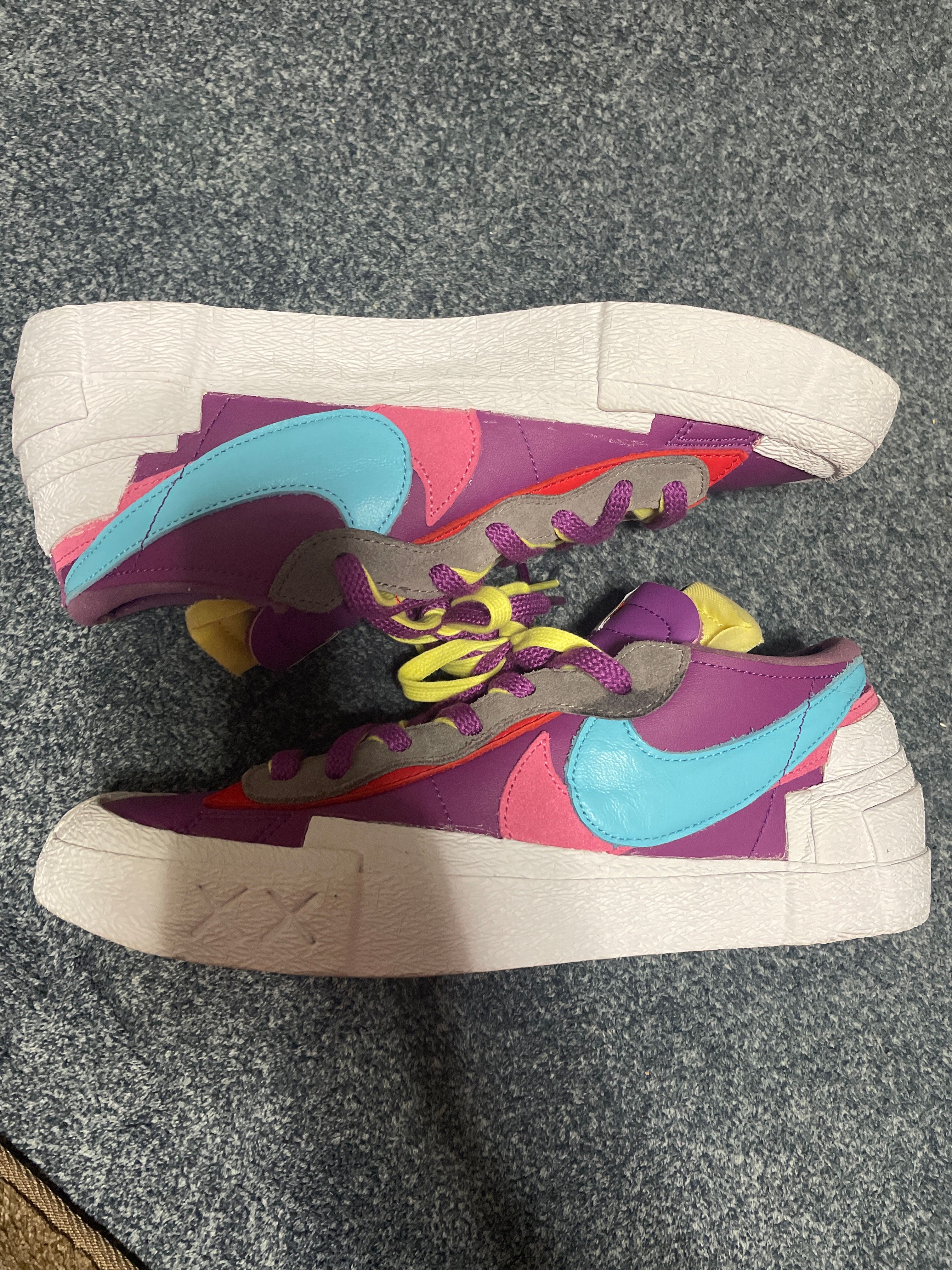 KAWS × sacai × Nike Blazer Low "Purple Dusk"